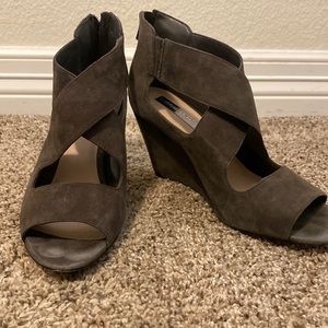 Suede Wedges
